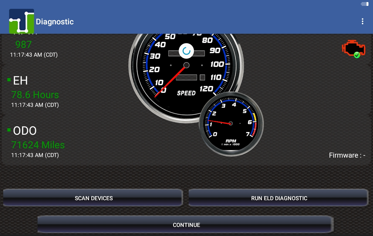 run ELD Diagnostic